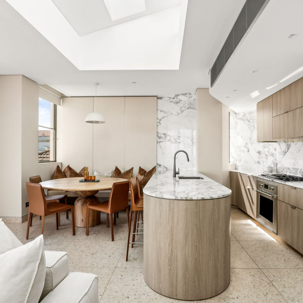Gather Dining Table in the modern kitchen    