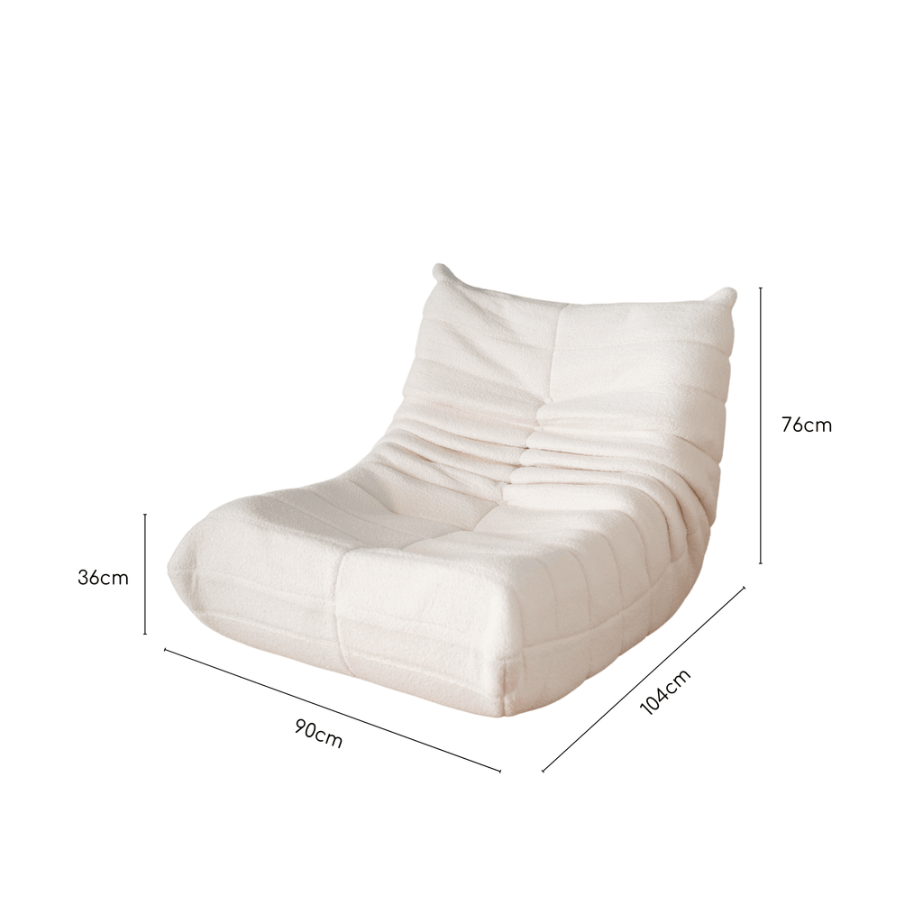 Lola single sofa measurements 